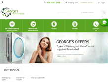 Tablet Screenshot of airconditioningdirect.com